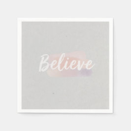 Believe calligraphic text  servet
