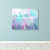 Believe Canvas Afdruk (Insitu (Houten vloer))