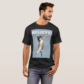 Believe Cat Poster Classic T-Shirt (Voorkant volledig)