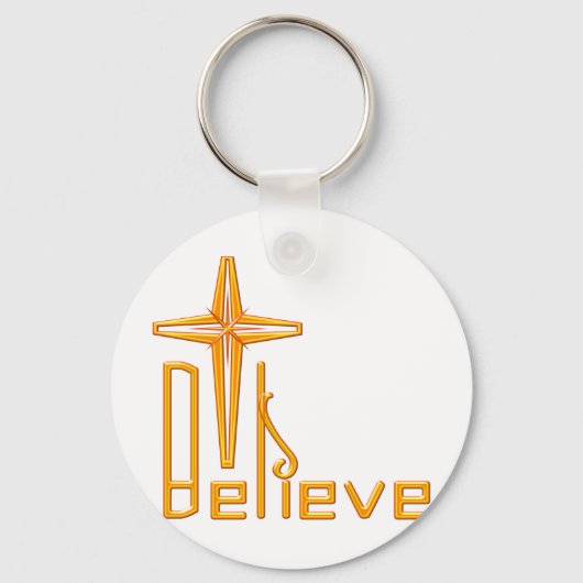 Believe Christian Sleutelhanger (Voorkant)