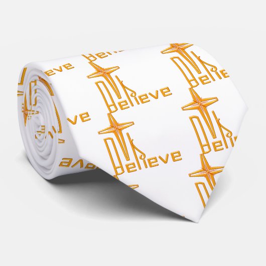 Believe Christian Stropdas (Opgerold)