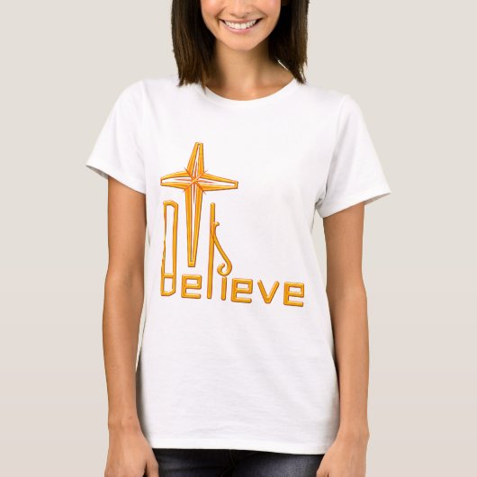 Believe Christian T-shirt (Voorkant)