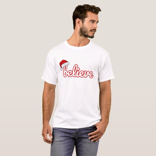 Believe Christmas T-shirt (Voorkant volledig)