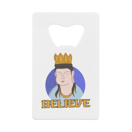 Believe Creditkaart Flessenopener (Voorkant)