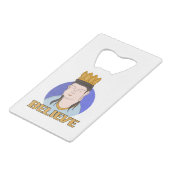 Believe Creditkaart Flessenopener (Voorkant Gekanteld)