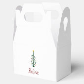 Believe Evergreen Tree Festive Christmas Party  Bedankdoosjes (Geopend)