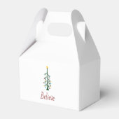 Believe Evergreen Tree Festive Christmas Party  Bedankdoosjes (Voorkant Zijde)