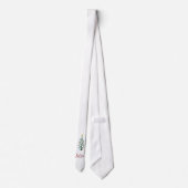 Believe Evergreen Tree Festive Christmas Stropdas (Achterkant)