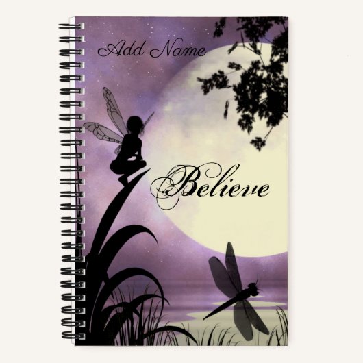 Believe fairy bullet journal Spiral Notebook Notitieboek (Voorkant)