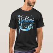 Believe Foster Care Awareness Butterfly T-shirt (Voorkant)