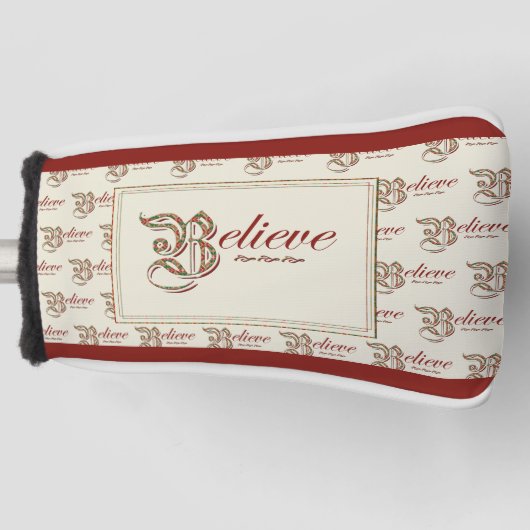 Believe Golfheadcover (Voorkant)