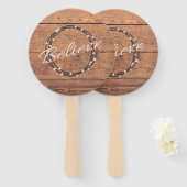 Believe Handwaaier (Voorkant en achterkant)