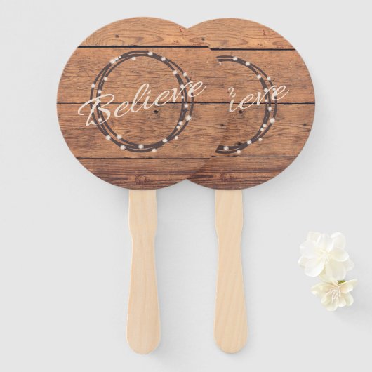 Believe Handwaaier (Voorkant en achterkant)