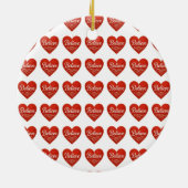 Believe Heart Keramisch Ornament (Achterkant)