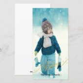 Believe Holiday-fotokaart Feestdagenkaart (Voorkant / Achterkant)