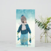 Believe Holiday-fotokaart Feestdagenkaart (Staand voorkant)