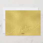 Believe Holiday-fotokaart Feestdagenkaart (Achterkant)