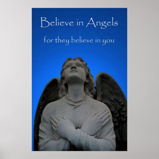 Believe in Angels 36 x 24 Poster (Voorkant)