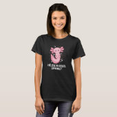 Believe in Axolotl Supremacy  Salamander Humor T-shirt (Voorkant volledig)