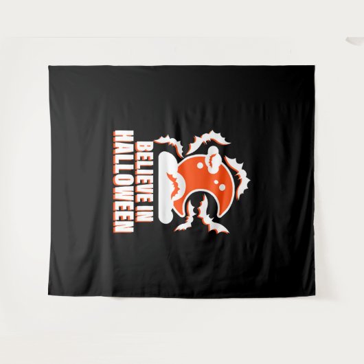 Believe In Halloween Wandkleed (Voorkant (horizontaal))