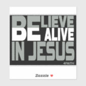 Believe in Jesus Sticker (Vel)
