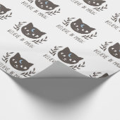 Believe in magic - Choose background color Cadeaupapier (Hoek)