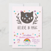 Believe in magic - Choose background color Kaart (Voorkant)