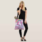 Believe in Magic with Unicorn and Rainbow Tote Bag (Op model)