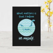 Believe In Myself Loch Ness Nessy Kaart (Gele Bloem)