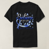 Believe In The Cure Apraxia Awareness Butterfly T-shirt (Design voorkant)