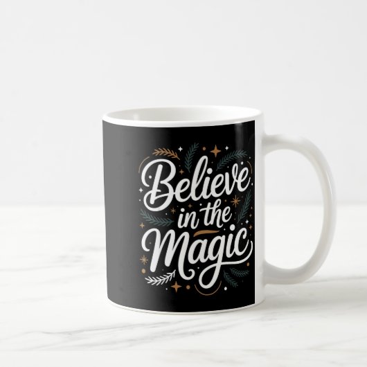 Believe In The Magic Christmas Insred Holiday Remi Koffiemok (Rechts)