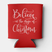 Believe In The Magic Of Christmas Blikjeskoeler (Voorkant)