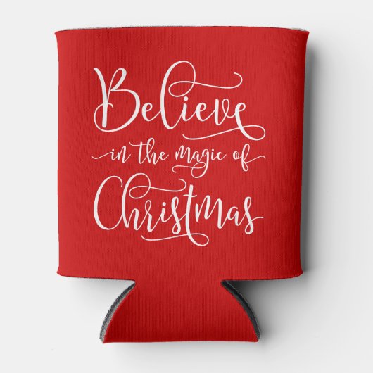 Believe In The Magic Of Christmas Blikjeskoeler (Voorkant)