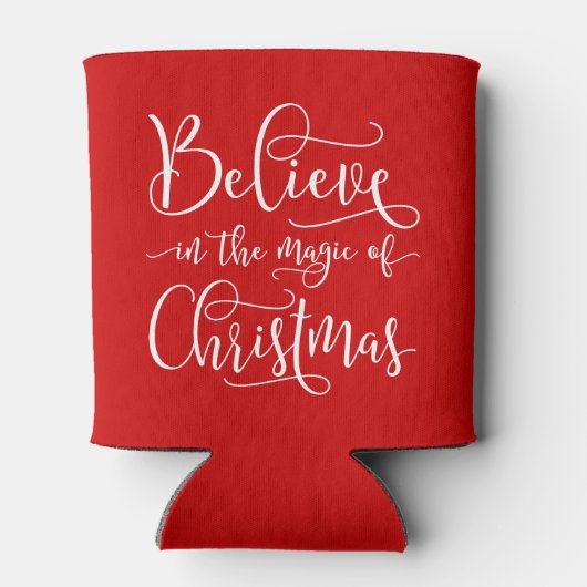 Believe In The Magic Of Christmas Blikjeskoeler (Achterkant)