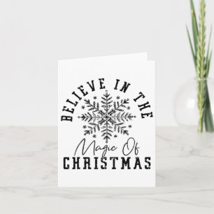 Believe In The Magic Of Christmas Kaart