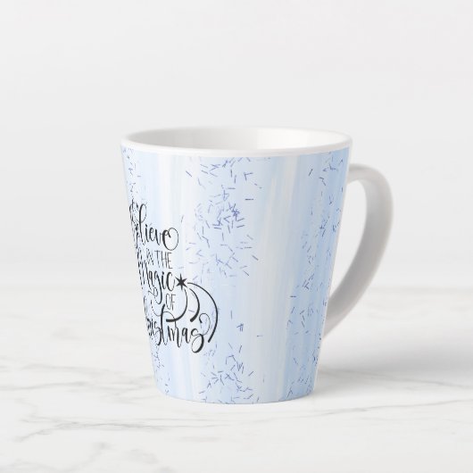 Believe In The Magic Of Christmas Latte Mok (Rechterhoek)
