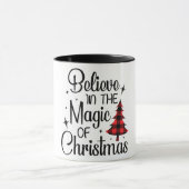 Believe In The Magic Of Christmas Mok (Midden)