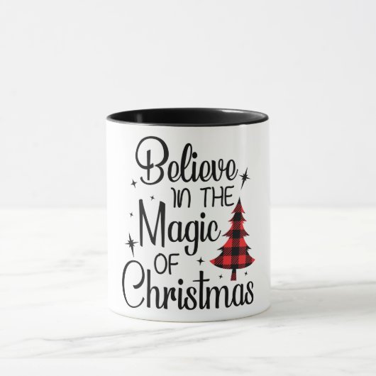Believe In The Magic Of Christmas Mok (Midden)