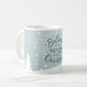 “Believe in the Magic of Christmas” mug Koffiemok (Voorkant links)