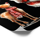 Believe In The Magic Of Christmas Reindeer Holiday Poster (Hoek)