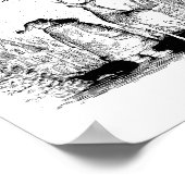 Believe In The Magic Of Christmas Santa Reindeer X Poster (Hoek)