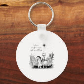 Believe In The Magic Of Christmas Santa Reindeer X Sleutelhanger (Voorkant)