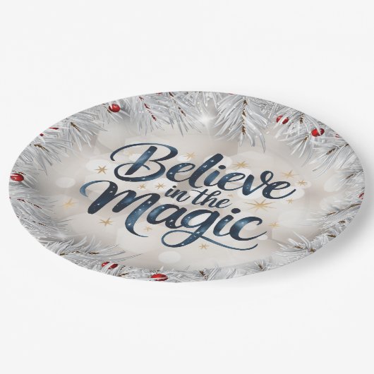 Believe in the Magic Papieren Bordje (Gekanteld)