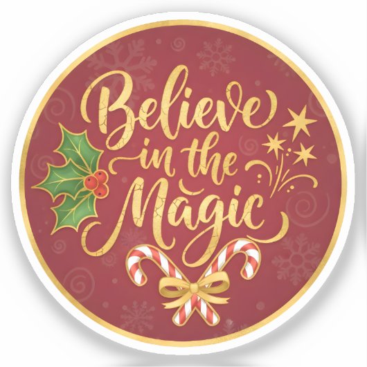 Believe in the Magic Sticker (Voorkant)