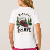 Believe in the Magic Train Holiday T-shirt (Achterkant)