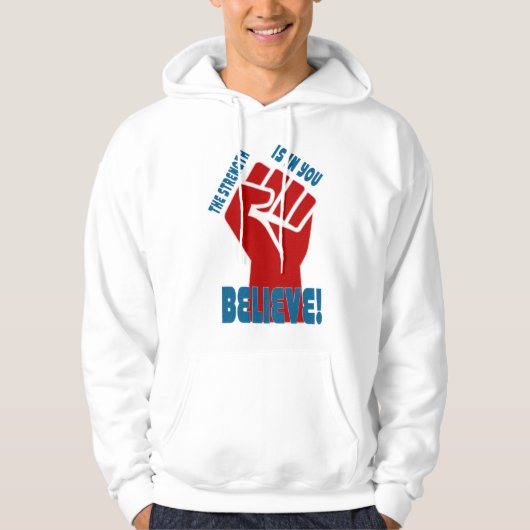 Believe in Workers Power Union Design Hoodie (Voorkant)