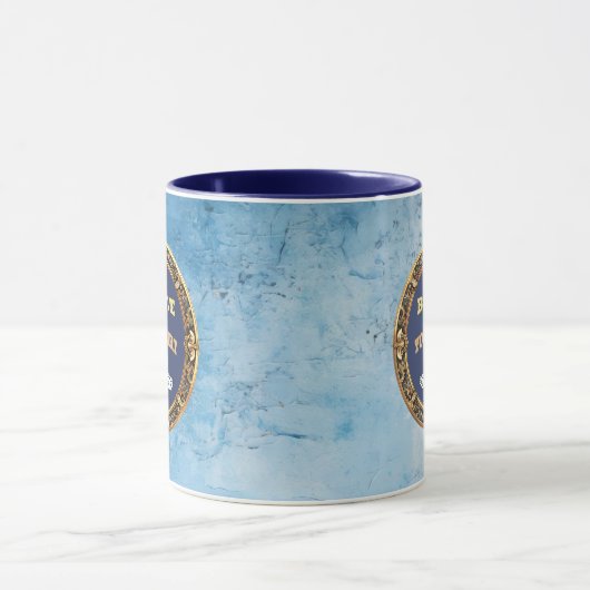 Believe in Your Hurt – Dark Blue Affirmation Mug Mok (Midden)