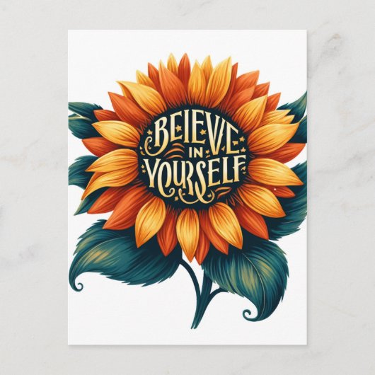 Believe in yourself briefkaart (Voorkant)