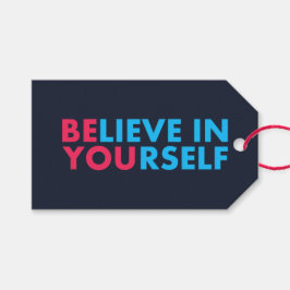 Believe in yourself cadeaulabel