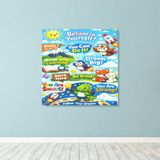 Believe in Yourself Canvas Afdruk